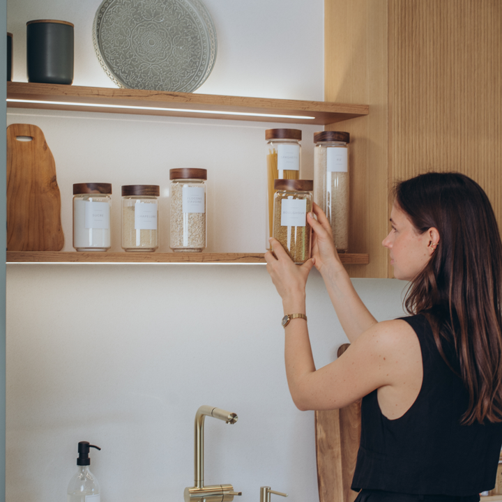 Bocaux en verre Acacia Cuisine