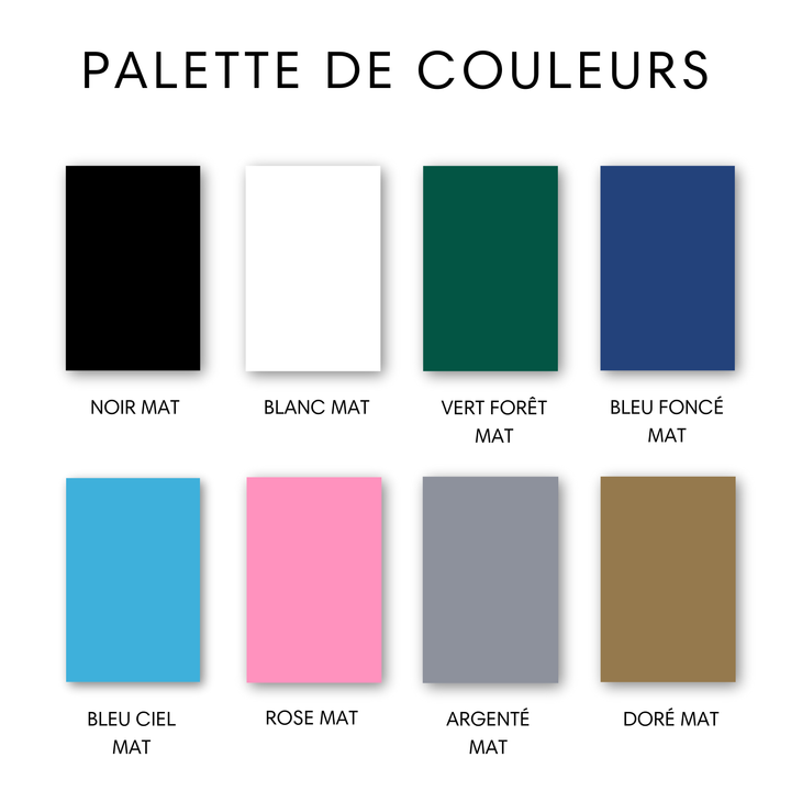 couleur étiquette prénom