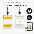 Duo d'huiliers rectangulaires 350ML